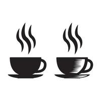 icone del caffè del caffè di vettore