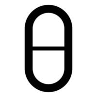 theta greco piccolo simbolo lettera minuscola icona font colore nero illustrazione vettoriale immagine in stile piatto