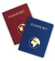 illustrazione vettoriale di passaporto