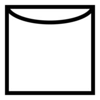asciugatura verticale su appendiabiti simboli per la cura dei vestiti concetto di lavaggio icona del segno di lavanderia colore nero illustrazione vettoriale immagine in stile piatto