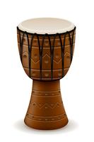 illustrazione di stock vettoriale di strumenti musicali tamburo africano