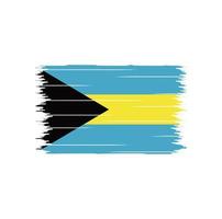 pennello bandiera bahamas vettore