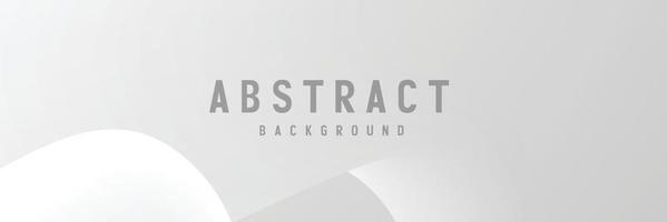 banner astratto geometrico bianco e grigio colore sfondo illustrazione vettoriale. vettore