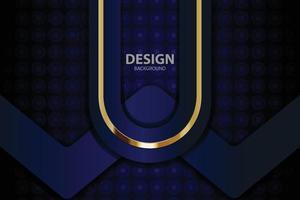 bordo di sfondo vettoriale astratto banner oro per il design moderno di testo e messaggi. illustrazione vettoriale