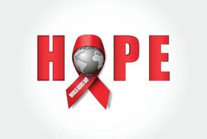 giornata mondiale contro l'AIDS vettore