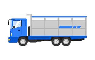 camion per carichi pesanti. illustrazione di stile piatto vettoriale. vettore