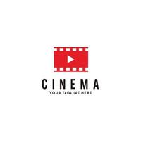 immagine, film, cinema colore rosso ispirazione logo vettore