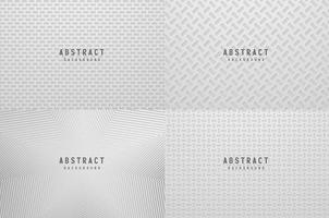 banner astratto geometrico bianco e grigio colore sfondo illustrazione vettoriale. vettore