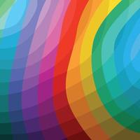 forma d'onda di colore dello spettro astratto per la stampa vettore