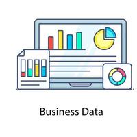 analisi dei dati vettore a profilo piatto che denota, valutazione e ricerca dei dati