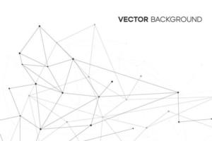 concetto di rete vettoriale aziendale. modello poligonale geometrico con nodo punto. illustrazione grafica della biotecnologia minima