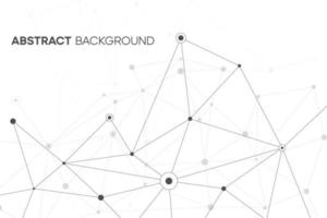 sfondo di rete geometrica. modello vettoriale della linea del plesso. struttura di connessione minima futuristica e scientifica. disegno grafico del dna.