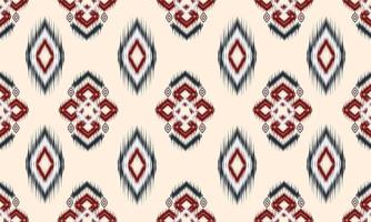 motivo geometrico etnico orientale. modello senza soluzione di continuità. design per tessuto, tenda, sfondo, moquette, carta da parati, abbigliamento, confezionamento, batik, tessuto, illustrazione vettoriale. modello di stile vettore