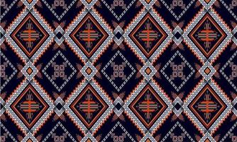 motivo geometrico etnico orientale. modello senza soluzione di continuità. design per tessuto, tenda, sfondo, moquette, carta da parati, abbigliamento, confezionamento, batik, tessuto, illustrazione vettoriale. modello di stile vettore