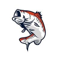 illustrazione di pesce persico trota vettore