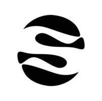 logo lettera s icona minimalista simbolo vettore design piatto