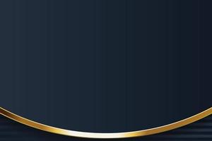 design banner oro con lusso oro minimalista in stile moderno vettore