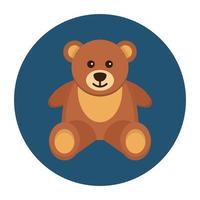 icona del vettore dell'orsacchiotto che può facilmente modificare o modificare