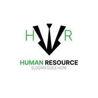 ispirazione per il design del logo delle risorse umane. illustrazione vettoriale