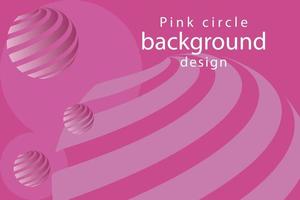 stampa il disegno di sfondo del cerchio rosa, può essere utilizzato come sfondo, sfondo, sito Web. vettore