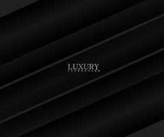 astratto sfondo nero di lusso con linee lucide. design moderno ed elegante vettore
