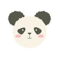 simpatico panda onigiri vettore