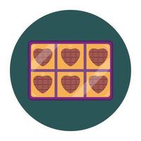icona del vettore di cioccolato che può facilmente modificare o modificare