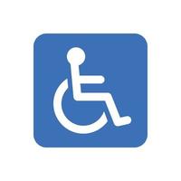 icona di handicap disabili vettore