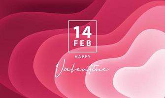 felice giorno di san valentino modello illustrazione sfondo carta parati banner modello volantino poster etichetta evento sfondo moderno vettore design concetto premium colore carta digitale ornamentale nero oro lusso