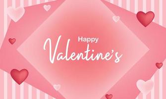 felice giorno di san valentino modello illustrazione sfondo carta parati banner modello volantino poster etichetta evento sfondo moderno vettore design concetto premium colore carta digitale ornamentale nero oro lusso