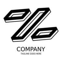 design nero con logo 3d lettera z. perfetto per magliette, ecc. vettore