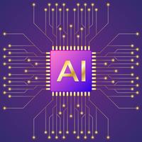 Intelligenza artificiale e apprendimento automatico vettore