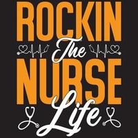 rockin la vita da infermiera vettore