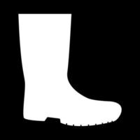 stivali di gomma icona colore bianco vettore