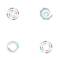disegno vettoriale modello logo cerchio
