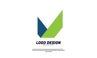 modello di progettazione di idee di progettazione di logo della società di affari creativa impressionante vettore