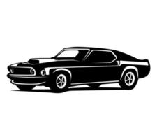 muscle car americana vettore