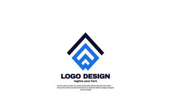 idea astratta business azienda logo brand identity design vettore