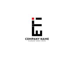 lettera iniziale ewi logo modello design vettore