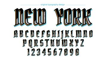 Design tipografico vintage personalizzato vettore