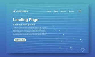 vettore del modello del sito Web della pagina di destinazione. gradiente colorato astratto. design per sito Web e dispositivi mobili, interfaccia aziendale, pagina Web di destinazione.