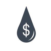 icona di pioggia di denaro vettore
