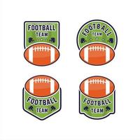collezioni di logo di design di squadre di calcio vettore