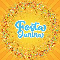 Priorità bassa dello starburst di Festa Junina vettore