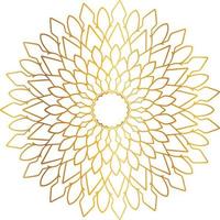 disegno mandala dorato, reale, disegno, sfondo, cerchio, fiore vettore