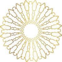 Golden mandala design pattern, sfondo, fiore, decorazione, cerchio, vettore