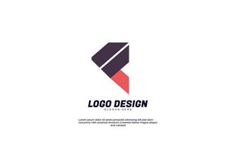 fantastica idea creativa logo identità del marchio per il design del logo della società finanziaria economica vettore