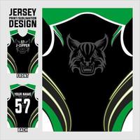 stampa jersey e disegni a sublimazione per squadre di calcio, pallavolo, basket, baseball, gioco vettore