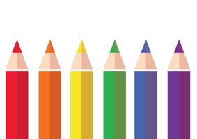 vettore di sfondo colorato matita colore