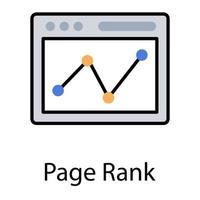 concetti di ranking web vettore